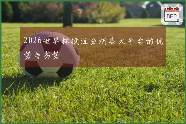 2026世界杯投注分析各大平台的优势与劣势